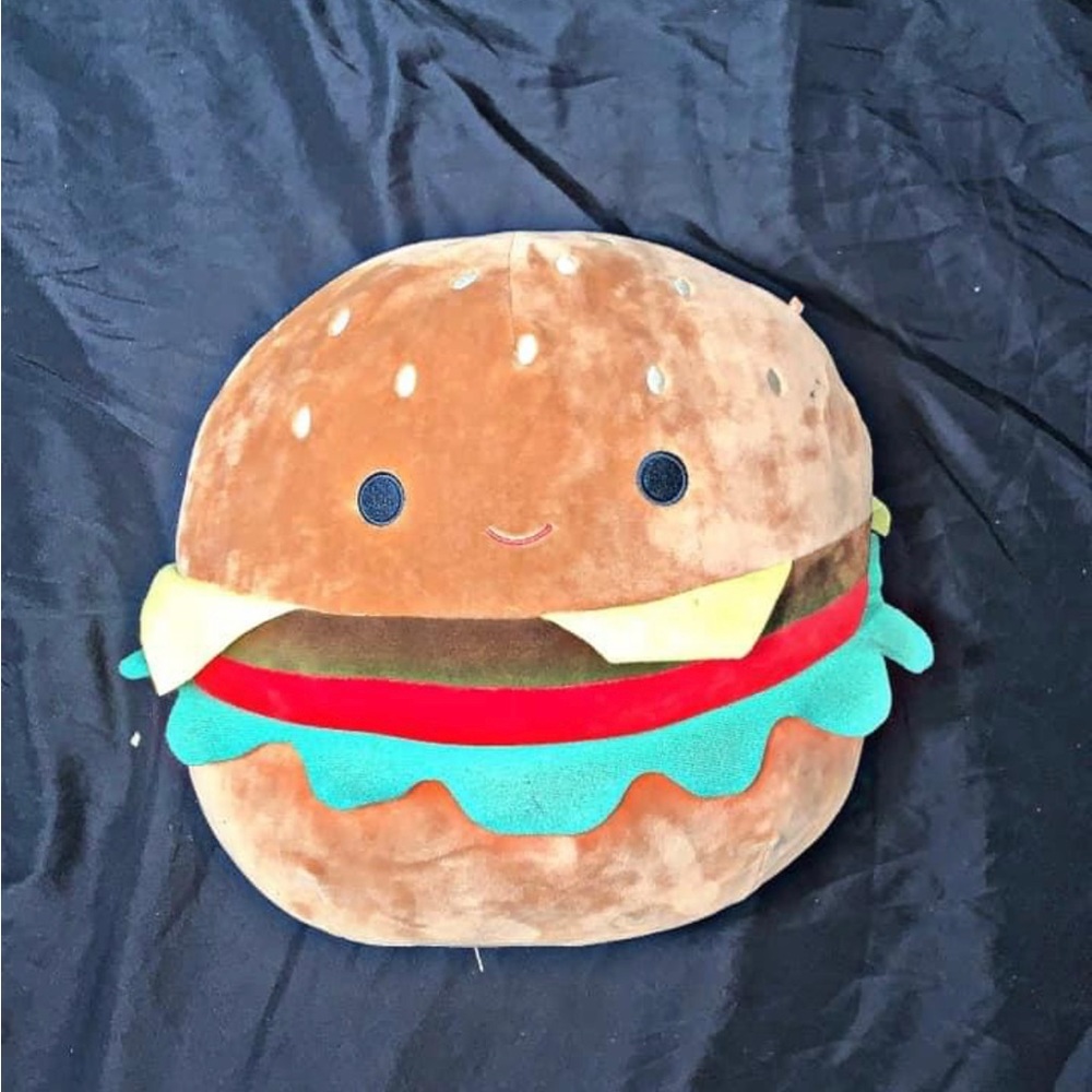 12in CARL THE BURGER SQUISHMALLOW